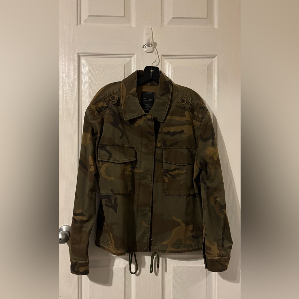 NWT Sanctuary Camo Cotton Jacket